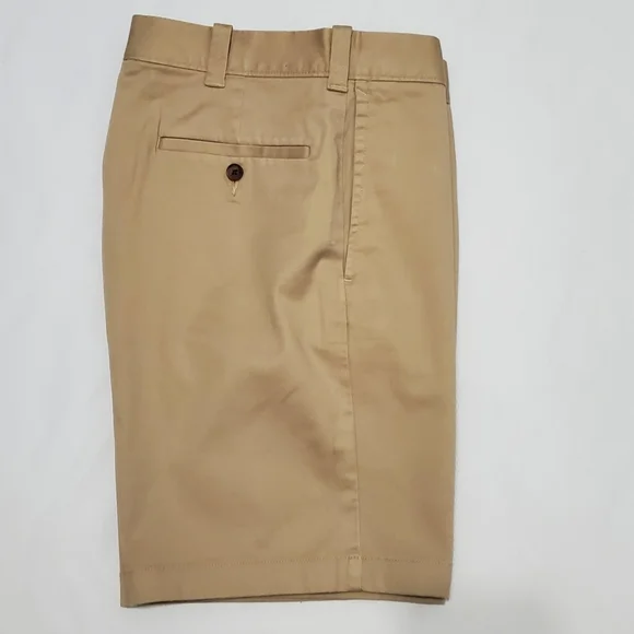 J. Crew Flex Chino Shorts 9" Khaki 32 Waist NEW - Picture 4 of 7